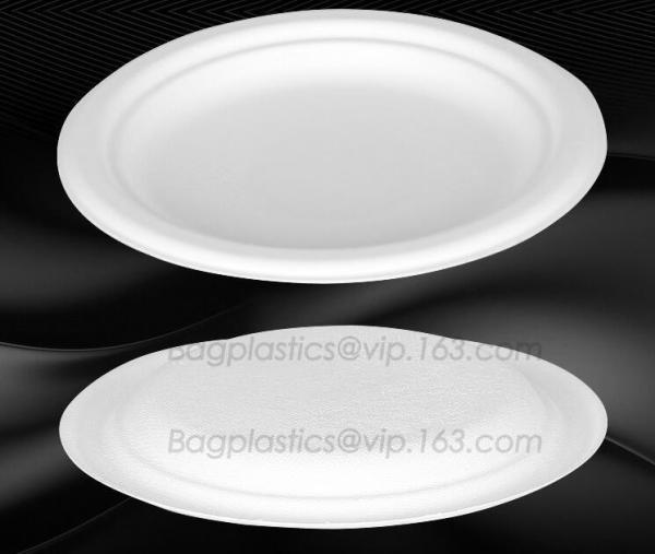 dinner plate for resturants,hotels, Biodegradable Original Wheat Straw Fiber Tableware Food Container Dishware Plate