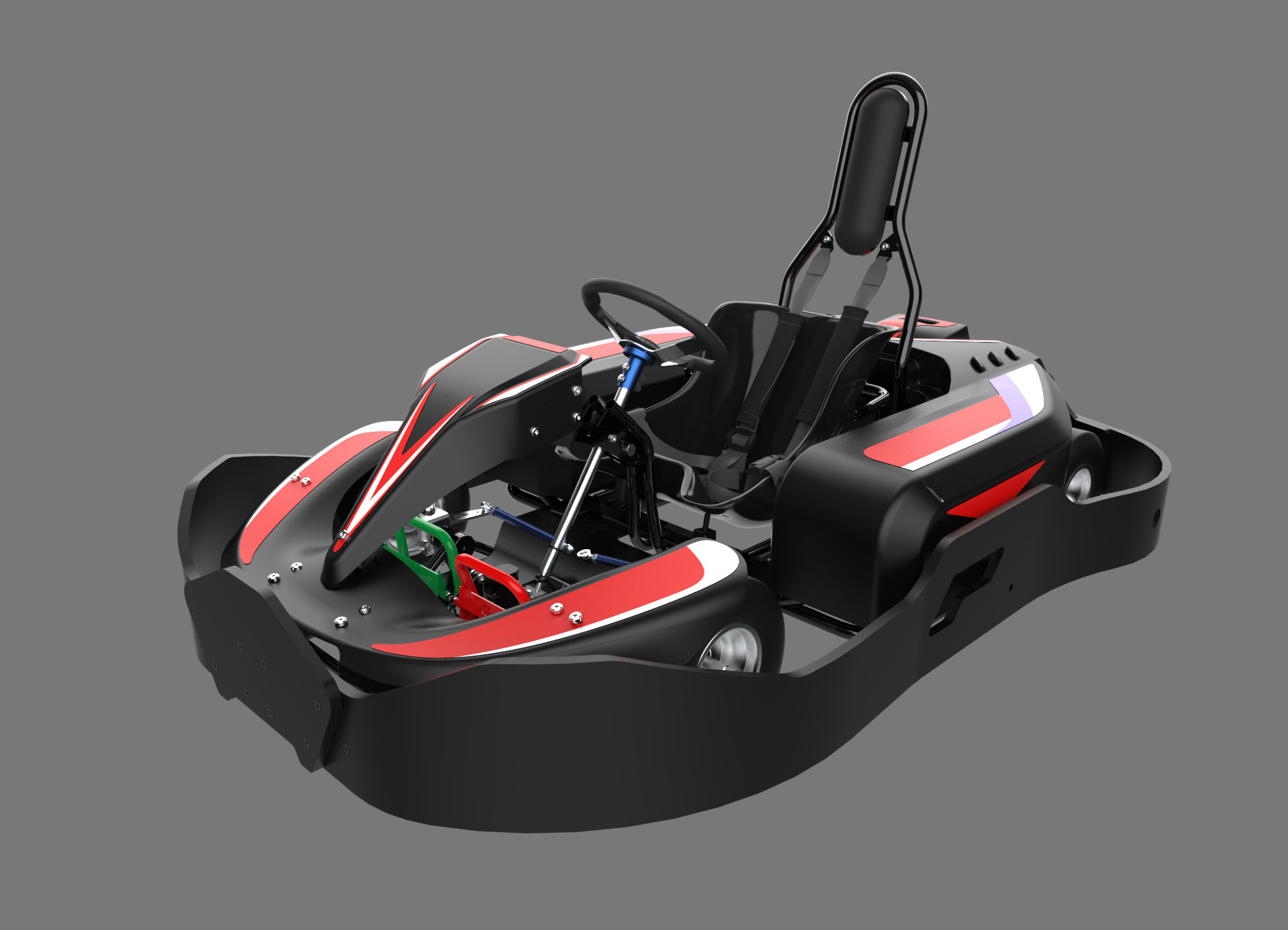 конкуренция 4000W идет Kart 2.5h управляя профессиональными гонками идет Kart