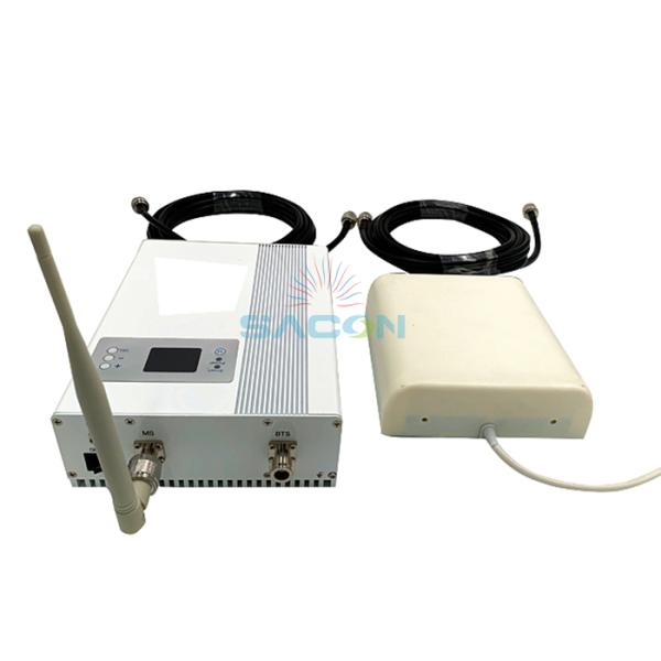 Умный двойной диапазонный усилитель сигнала мобильного телефона GSM900 DCS1800 Белый цвет 20dBm мощность