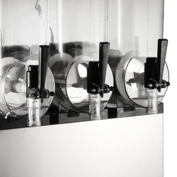 Single Compressor Ice Slush Machine Air Cooling With Three Bowl