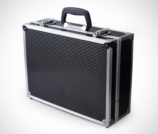 Aluminum New Framed Locking Gun Pistol Handgun Lock Box Hard Storage Carry Case