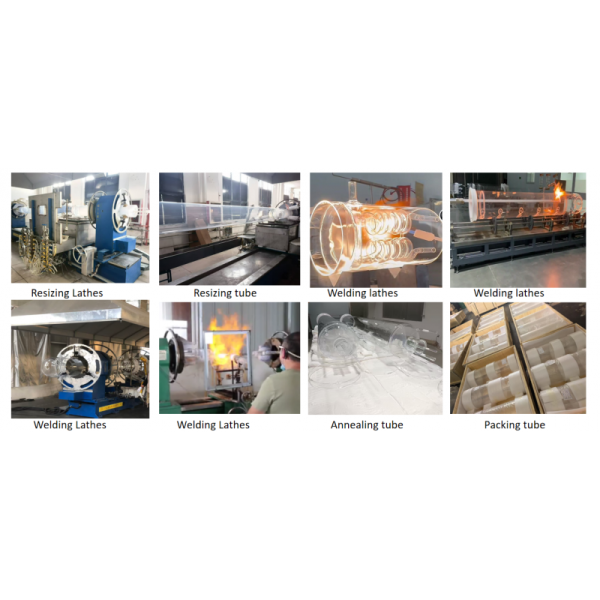 Factory Made High Temperature Resistant Quartz Glass Tube with 99.99% SiO2 Purity and 1100℃ Working Temperature