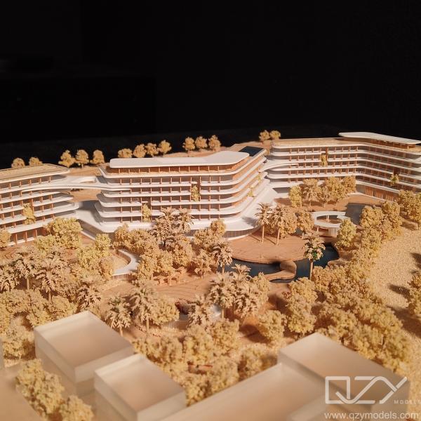 Мини-акриловые архитектурные модели HSA 1:750 Aglile Hotel Custom