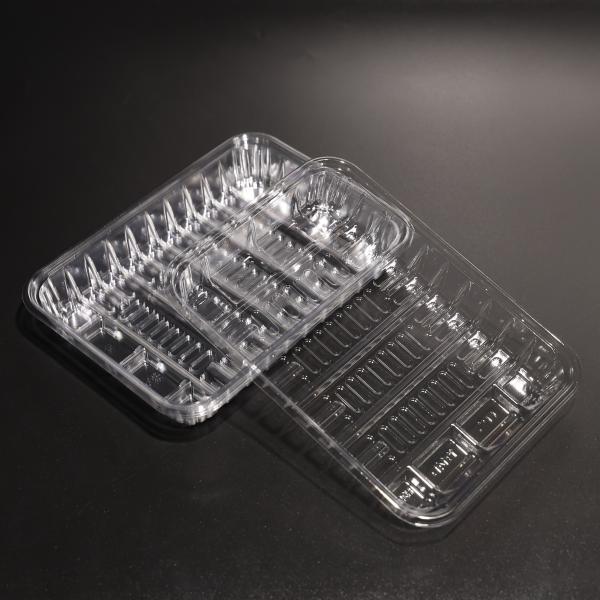 Microwave Safe Plastic Food Tray Eco Friendly PET Plastic Takeaway Trays