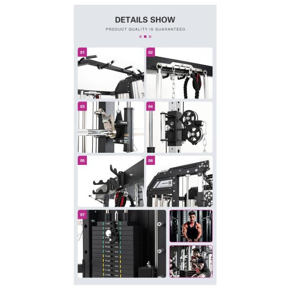 Multi Function Smith Machine Gym Station Fitness Equipment for Customized Performance