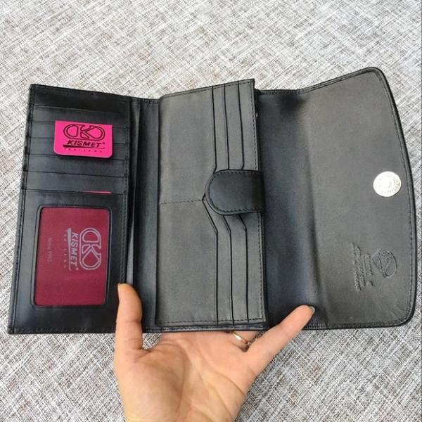 Authentic Stingray Skin Leopard Tiger Designer  Long Wallet Genuine Leather Women Large Clutch Purse Lady Card Holder