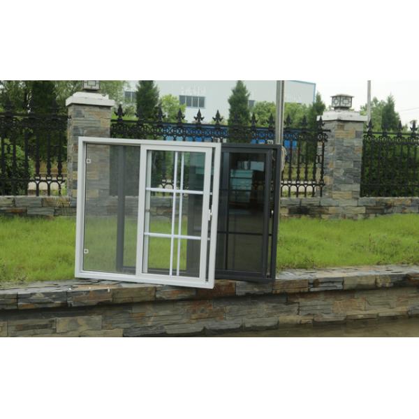 Влияние урагана двойные стеклянные ПВХ профиль Upvc скользящие окна