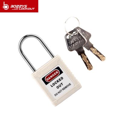 Durable Safety Lockout Padlocks Stainless Steel Shackle Nylon Body With Master Key