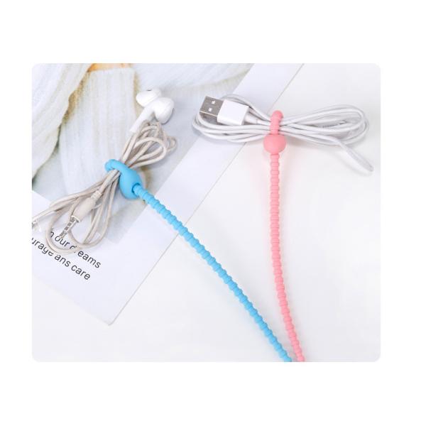 Tasteless Multiscene Silicone Rubber Supplies Cable Ties For Binding Reusable