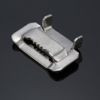 304 Stainless Steel Cable Tie Buckle 5/8 Tooth Type Packing Buckle