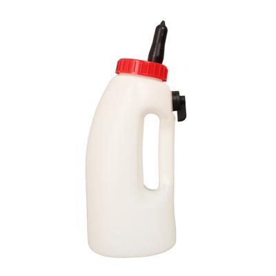 Easy Handle Calf Feeding Bottle with Slow Flow Nipple for Milk 4 Liter