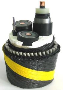 Conducteur de cuivre XLPE câble sous-marin à haute tension AC 66kv isolé
