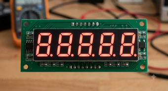0.50 Inch 5 digit LED Seven Segment Display