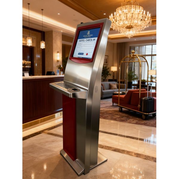 Floor Standing Touch Screen Kiosk engineered to provide interactive experiences in shopping malls airports and exhibition centers