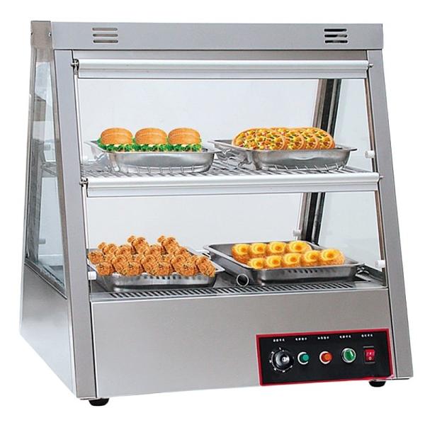 30 KG Stainless Steel Food Warmer Display Showcase with Automatic Constant Temperature