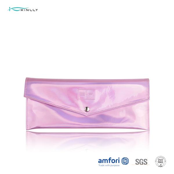 Изготовленный на заказ мешок макияжа холста молнии вокруг сумки холста косметической для женщин