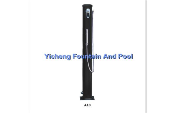 15 Liter Mini Aluminium Swimming Pool Straight Solar Showers With Long Hand sprinkler