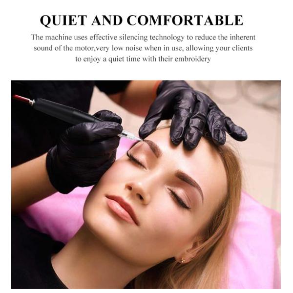 Double Pen Permanent Makeup Tattoo Machine For Lip Blush Eyebrow Eyeliner