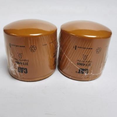 precisão de aço inoxidável de 306E 306E2 CAT Filtro de óleo 377-6969 Mesh Material 200μm
