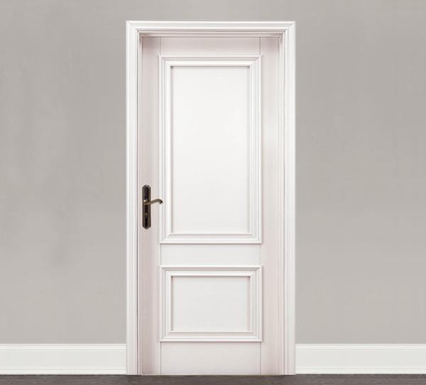 MDF Modern Plywood Doors Veneer Solid Wooden Bedroom Door Melamine Laminated