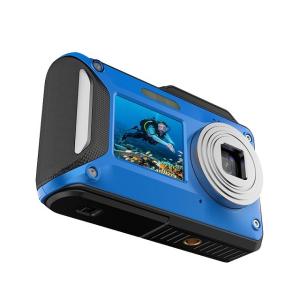 4K Ultra HD Action Camera Double Screen Selfie Recording Real 4K Waterproof
