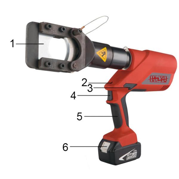 Lineman Tools EC-40A Electrical Battery Powered Hydraulic Cable Cutter