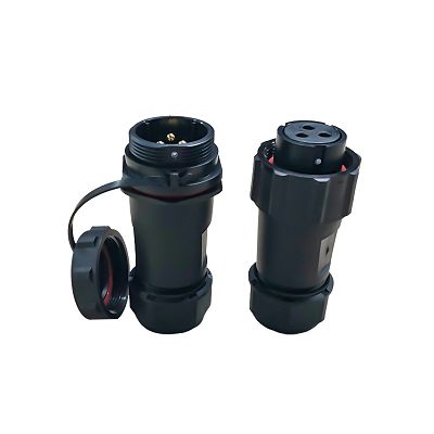 Женщина водоустойчивой силы соединителя M19 M20 монтажной схемы на открытом воздухе мужская для кабеля СИД