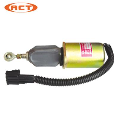 Solenoide 24V da parada do motor diesel das peças sobresselentes C43977620 da máquina escavadora