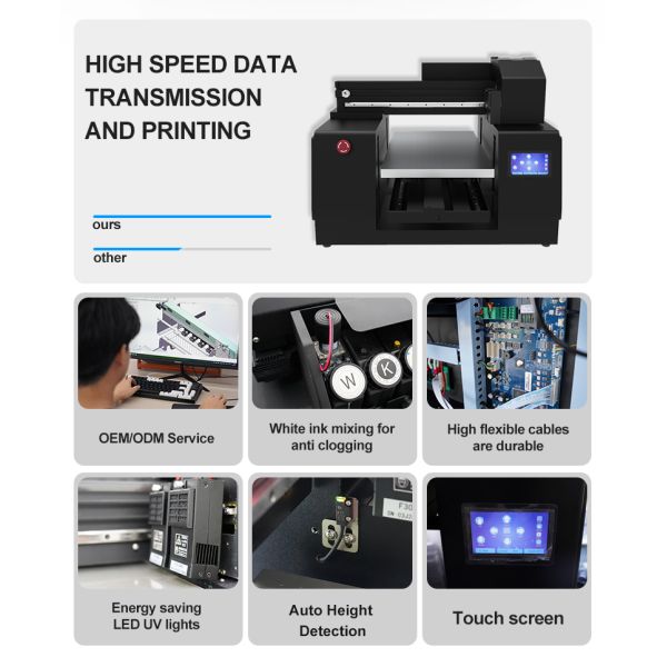 KECAI Pro Dual Head UV Flatbed Printers 3060 With Multicolor Steel Material Printing Capability