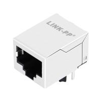 Base-T Tab Down de JX0C-0005NLT 10/100 1 ethernet de superfície portuário Jack Without Led da montagem Rj45