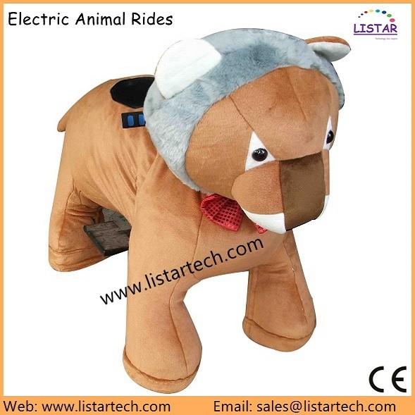 Kids Riding Bikes Funny Game Dolls Walking Toy Animal Lion Battery Power Car for Baby