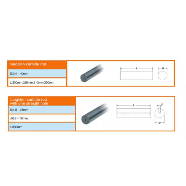 H6 отполировало карбид вольфрама штангу частей носки, длинную жизнь штанги сплава вольфрама