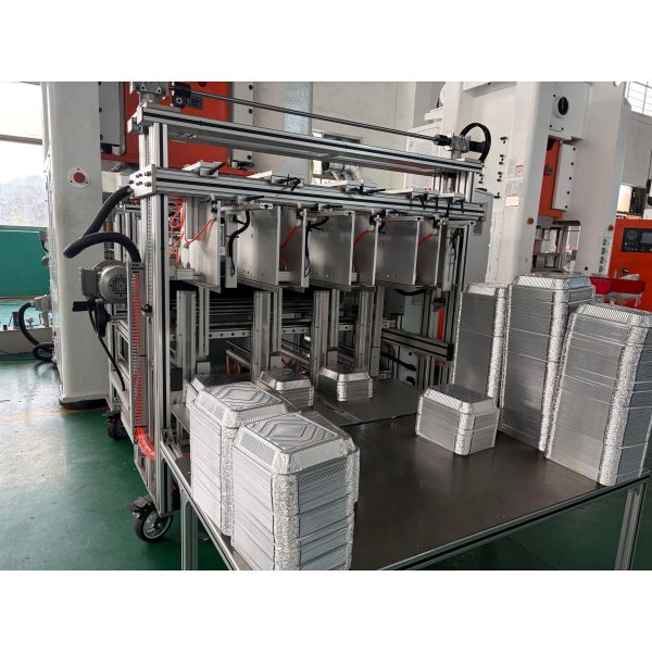 LK-T80 Original 8389 OEM Aluminium Takeaway Trays No Peculiar Smell Making Machine