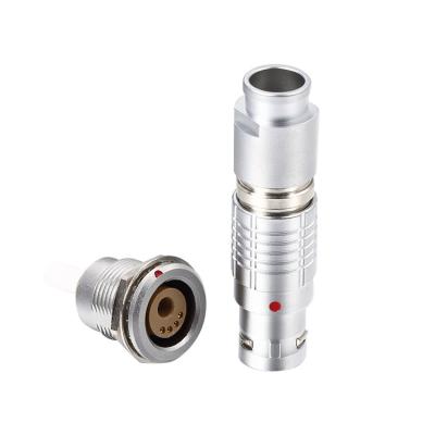 Compatible Quick Lock Connector 4 Pin Straight Plug Connector FGG 2B.704.CLAD62Z