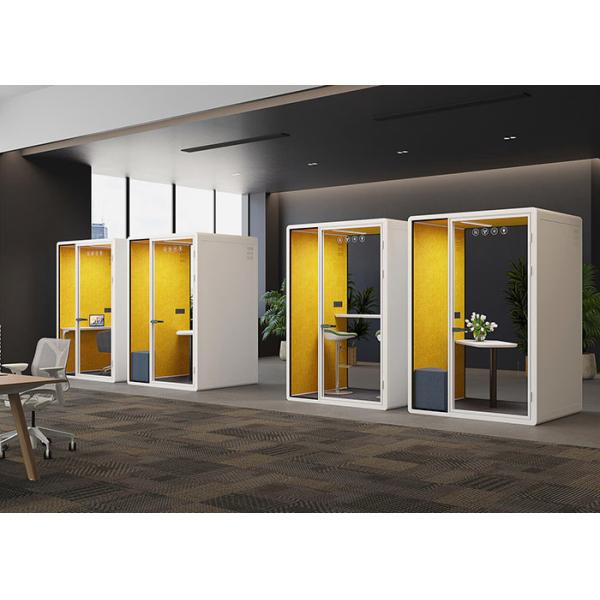 Круглоугольный звукоизоляционный ящик отличная вентиляция Алюминий Частный офис Телефонный будка конфиденциальность телефонный колл-под Конференц-кабина