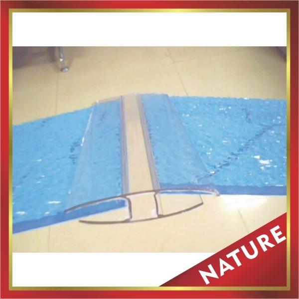 PC H Profile,h pc profile,h polycarbonate profile,pc profile,polycarbonate h profile-nice connector for hollow pc sheet