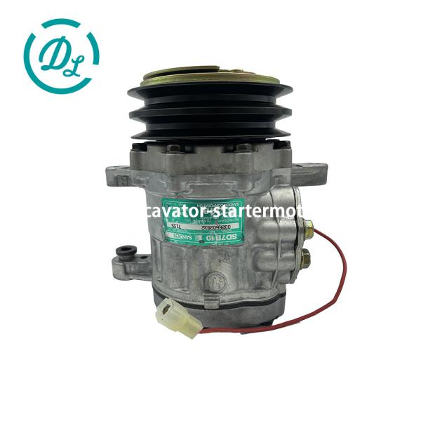 SD7B10 Compresseur de climatisation pour excavatrice 12V Sanden 7155 57189
