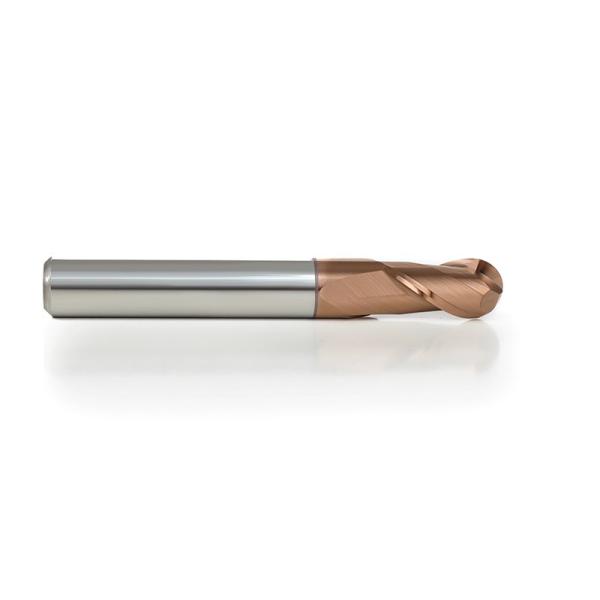 HRC65 CNC Milling Solid Carbide Ball Nose End Mill For Hardened Steel
