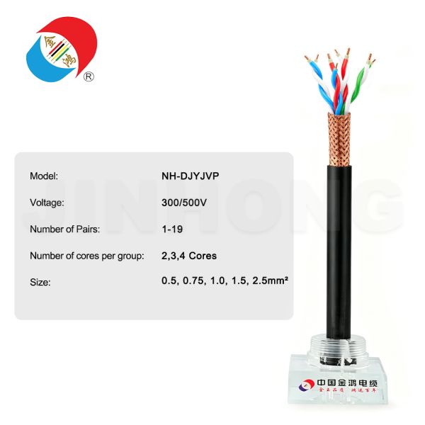NH-DJYJVP Fire-Resistant Double-Shielded Computer Cable | DCS Instrumentation Signal Control Cable