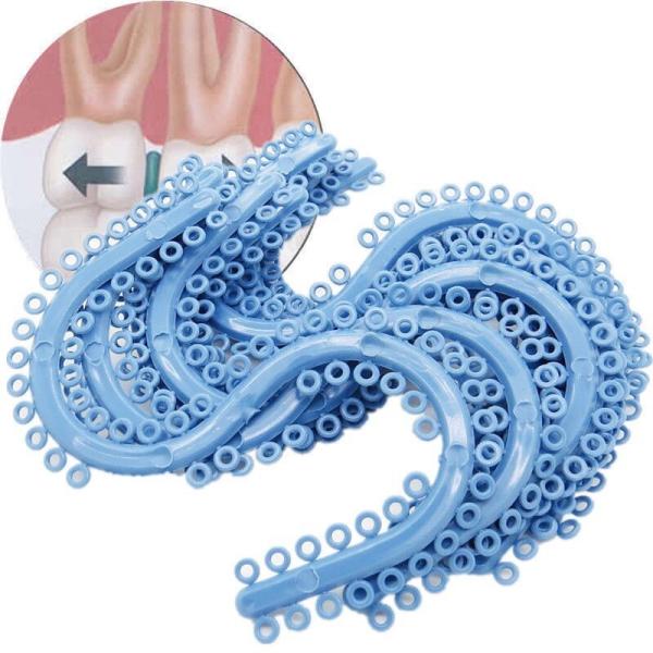 Dentistique orthodontique élastique Braces Power Chain pour le redressement des dents