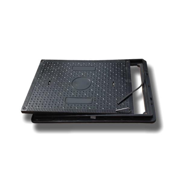 Square Fiber Glass Composite Resin BMC / SMC / FRP Manhole Cover