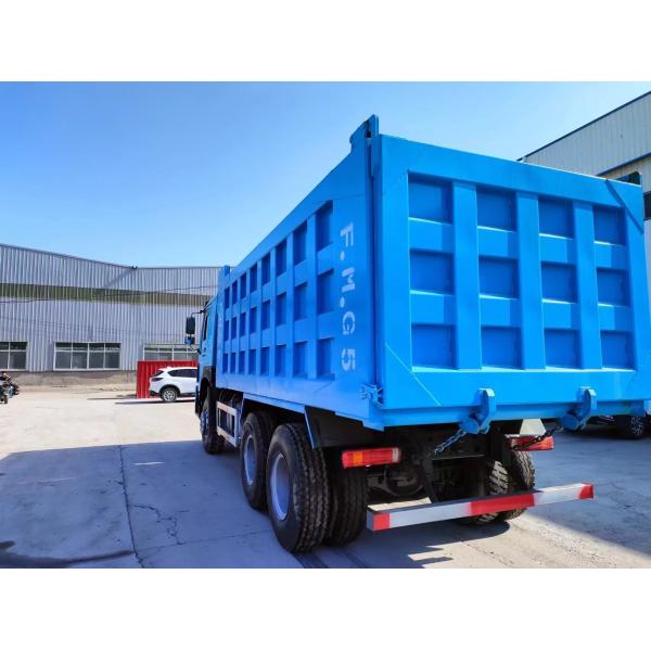 Construction Projects Sinotruk Blue Dump Truck 6*4 Tipper Truck with Radial Tires