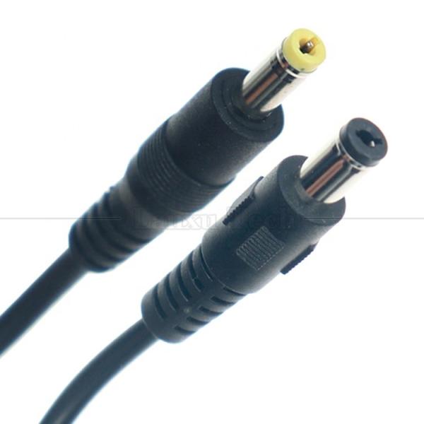 High Quality 18 20 22 24 26 28 AWG 5.5x2.1mm Male to 4.0x1.7mm Jack Male DC Power Supply Charging Extension Cable