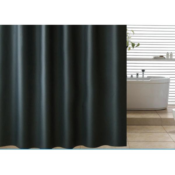 Black Shading Bathroom Shower Curtains 100% PEVA Waterproof Thickening