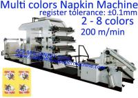 Machine d'impression de serviette avec la meilleure impression de qualité sur des serviettes de Chine