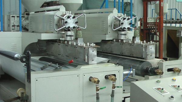 Polyethylene Bubble Film Making Machine 5 / 4 Layers Laminating Film Blowing Machine