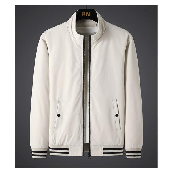 2023 Mens Polyester Cotton Padded Coat Bomber Regular Length Weaving Method Woven