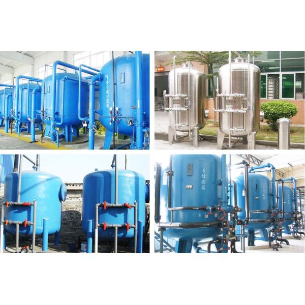 Оборудование промышленное 2T/H очистки сточных вод фильтра активированного угля нержавеющей стали 304