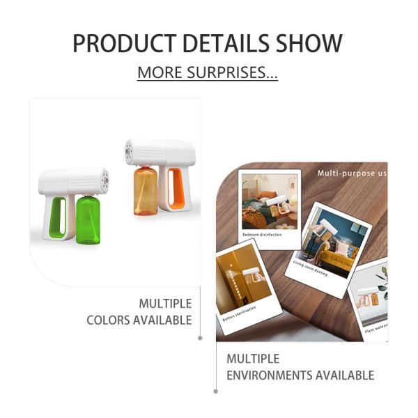 Зеленый или оранжевый заряжатель оружия брызг обеззараживанием цвета супер длинный резервный портативный