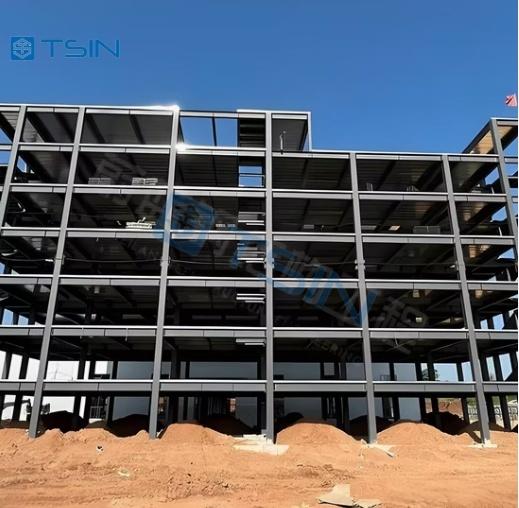 Construcción de estructuras de acero resistentes al viento fuerte Construcción mixta de acero y hormigón